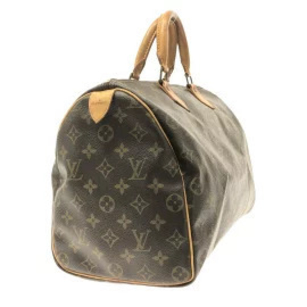Louis Vuitton Speedy Monogram Handbag Canvas Brown